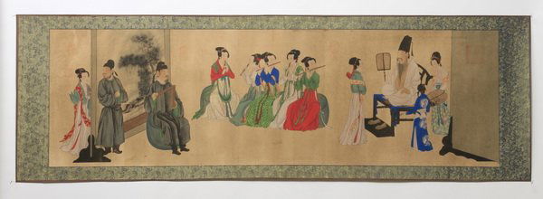 Chinese ink and watercolor painting, 57"l (1 of 5)