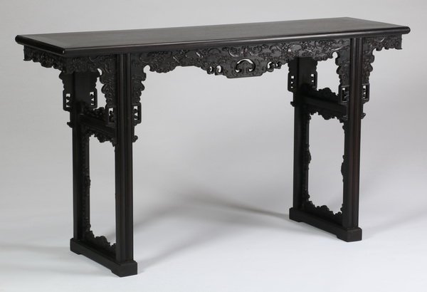 Chinese carved altar table (1 of 10)