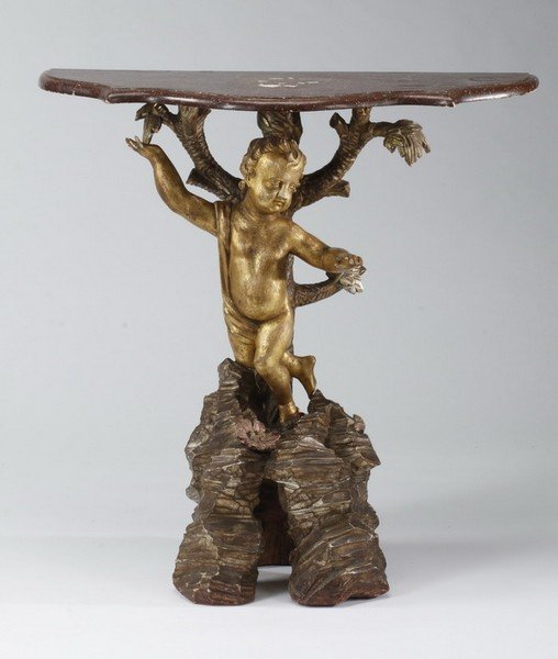 Parcel gilt console table (1 of 4)