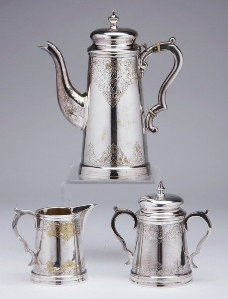 (3) Piece sterling coffee service (1 of 2)