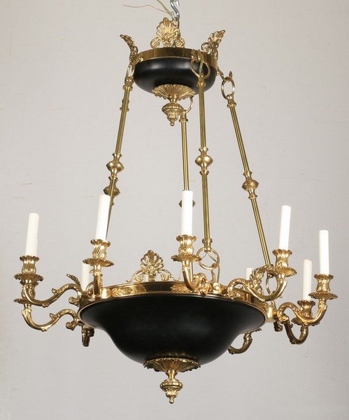 10-light Neoclassical style chandelie (1 of 1)