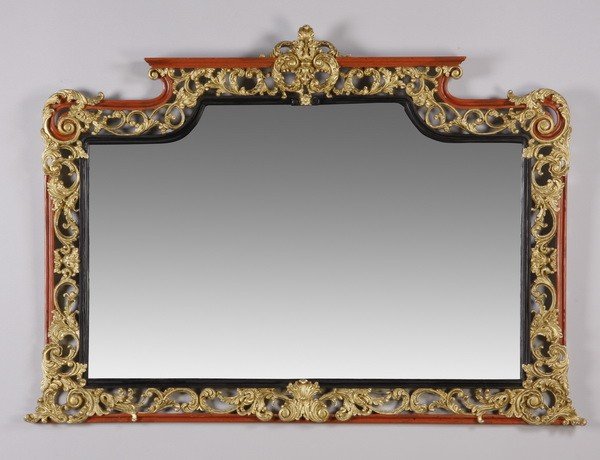 55"w carved and gilt mirror (1 of 2)