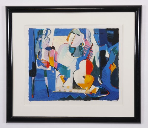 Ali Golkar signed lithograph (1 of 3)