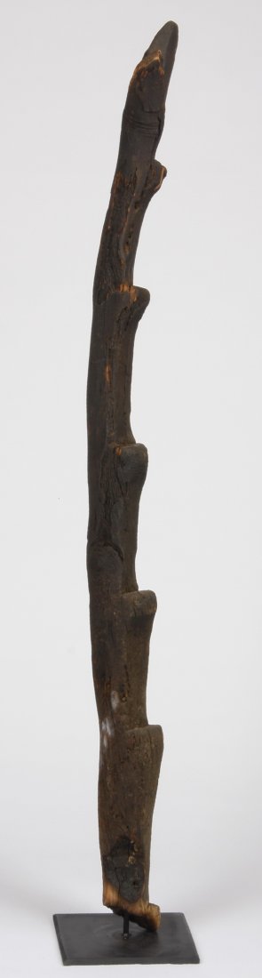 63"h hand carved Dogon ladder, Mali (1 of 2)