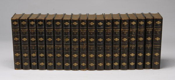(18) Volume set of works by Voltaire (1 of 1)