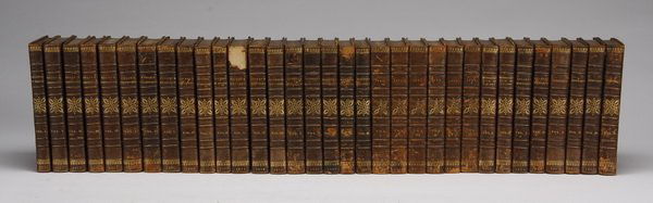 (33) Early 19th c. leather bound volumes (1 of 1)
