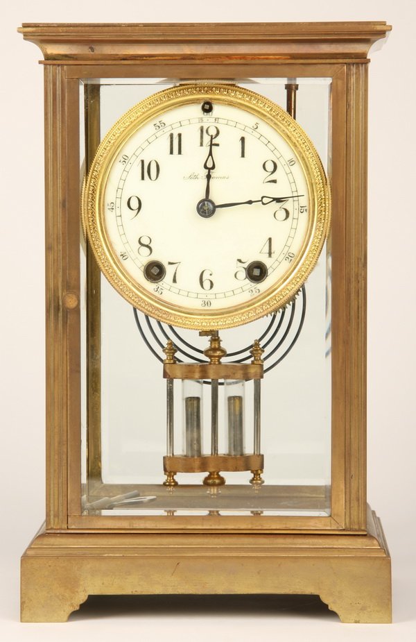 19th c. American crystal regulator clock (1 of 1)