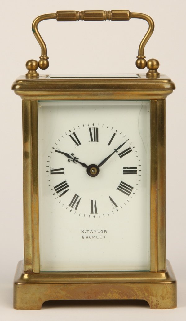 19th c. French bronze carriage clock (1 of 2)