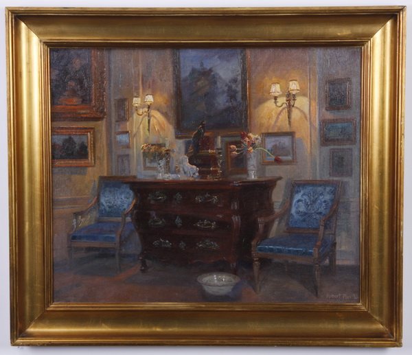 Robert Panitzch signed oil on canvas (1 of 4)