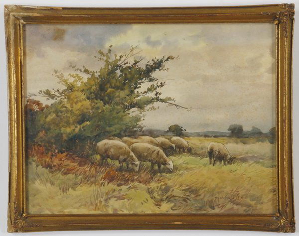 Frederic Ede signed W/c, 19th c. (1 of 4)