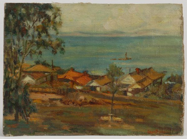 (3) Early 20th c. oil on canvas works (1 of 3)