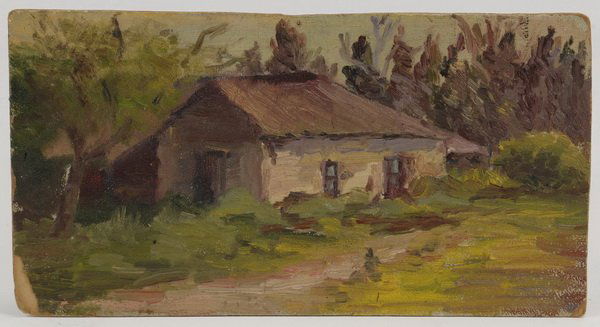 (5) Early 20th c. oil on board artworks (1 of 5)
