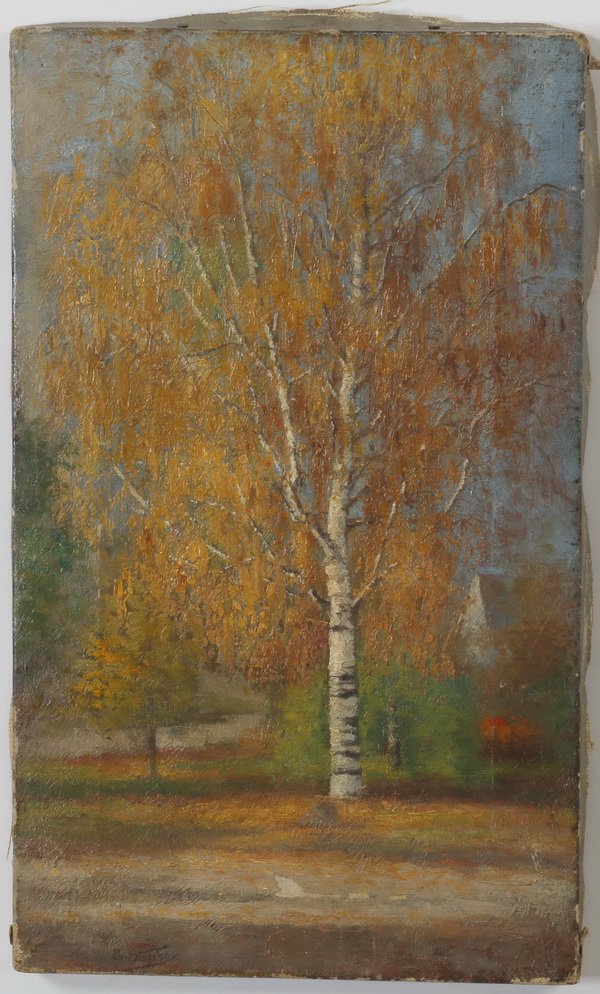 (3) Early 20th c. oil on canvas landscapes (1 of 9)