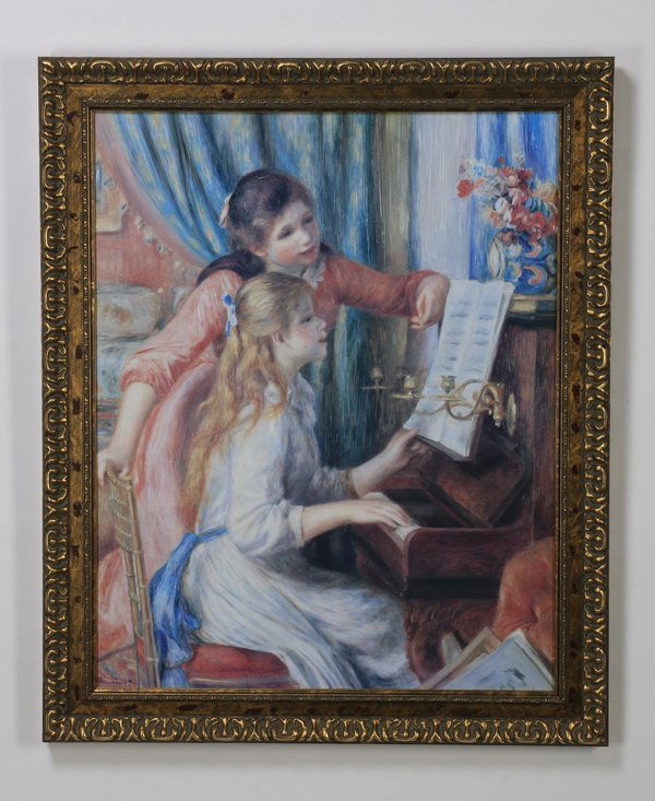 Framed giclee', after Renoir, 30"h (1 of 1)