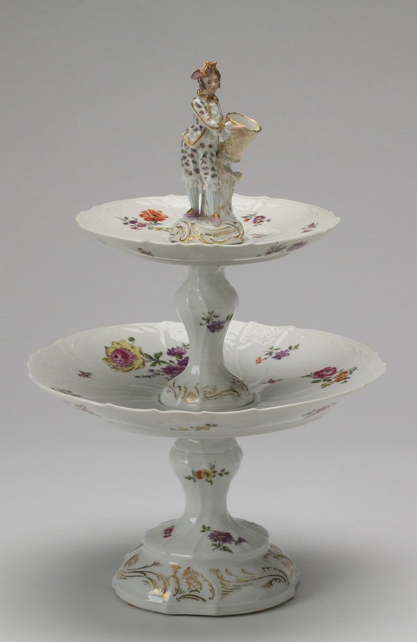19th c. Austrian porcelain dessert server (1 of 7)