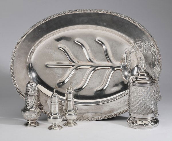 Group of silver tableware (1 of 1)