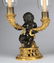 19th c.gilt, patinated bronze candleholders - 3