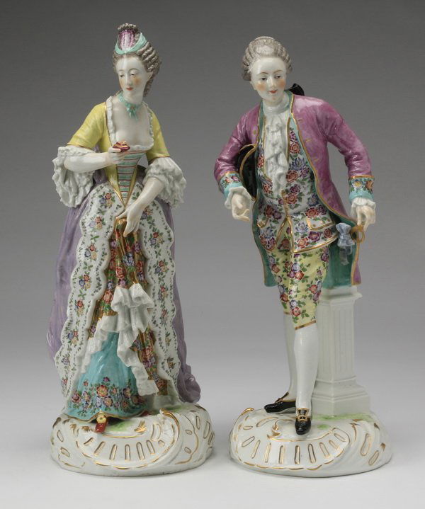 (2) Samson & Co pocelain figurines, 17"h (1 of 7)