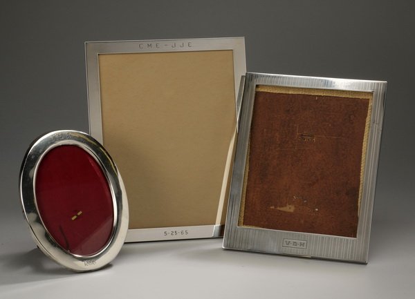 (3) Monogrammed sterling silver frames (1 of 1)