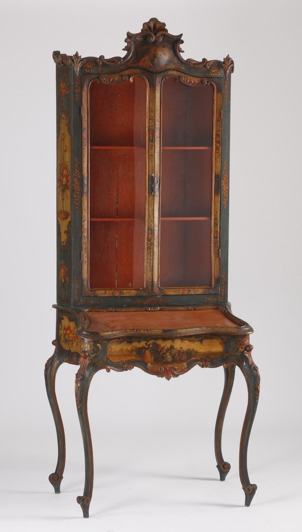 18th c. Venetian secretary bookcase (1 of 9)