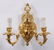 Pair of Italian gilt bronze wall sconces - 2