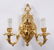 Pair of Italian gilt bronze wall sconces - 3