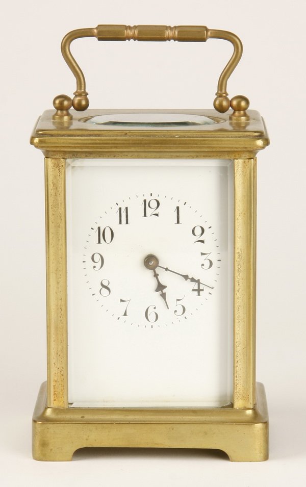 19th c. French bronze carriage clock (1 of 2)