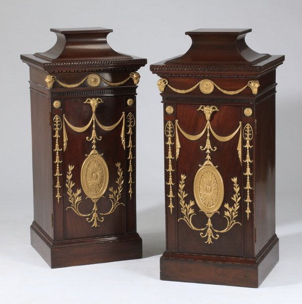 (2) French Empire style side cabinets (1 of 6)