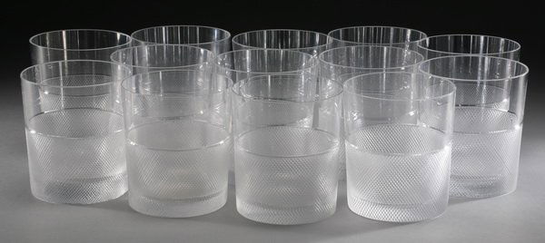 (13) Moser for Tiffany & Co crystal glasses (1 of 2)