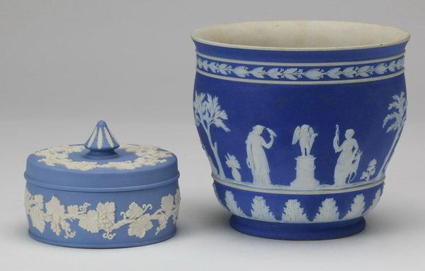 (2) Pieces of Wedgewood jasperware, marked (1 of 6)