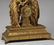 19th c. Continental gilt bronze figural clock - 3
