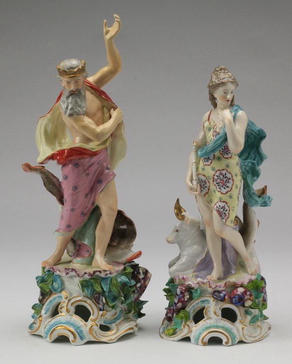 (2) Samson & Co. porcelain figurines, 14"h (1 of 7)