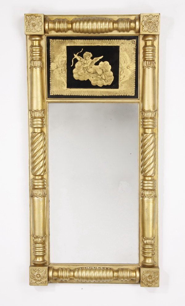 19th c. American Empire giltwood pier mirror (1 of 1)