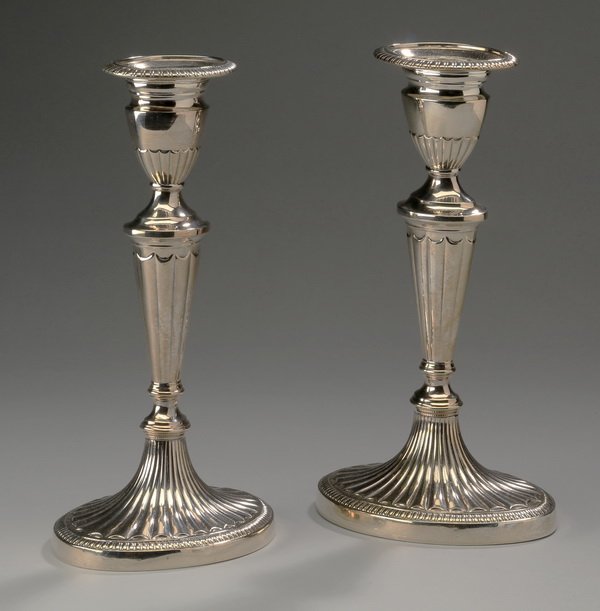 (2) Tiffany & Co. silver plate candleholders (1 of 1)