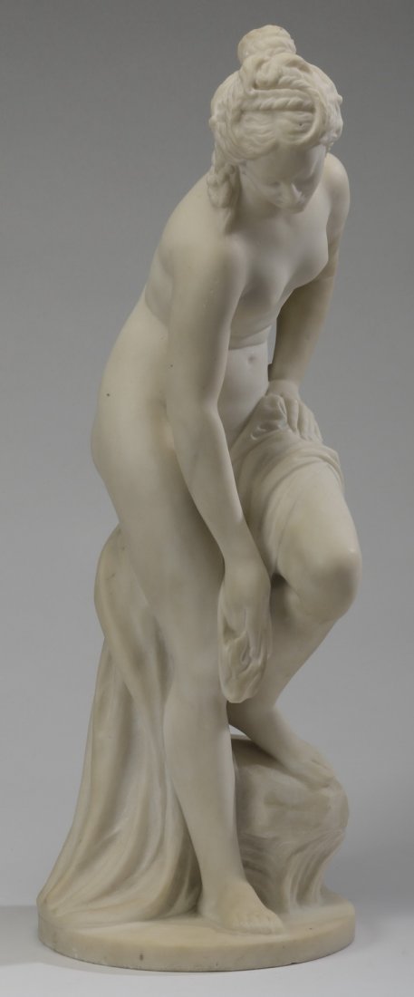 19th c. Continental sculpture of Venus, 27"h (1 of 6)