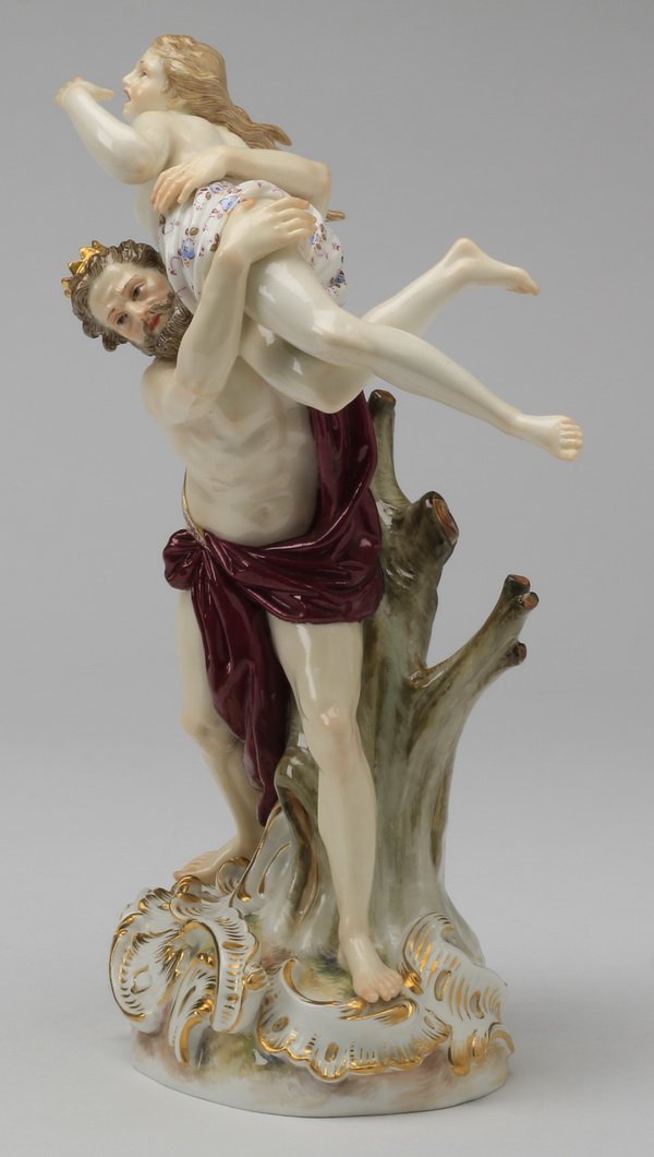19th c. Meissen figurine, marked, 10"h (1 of 7)