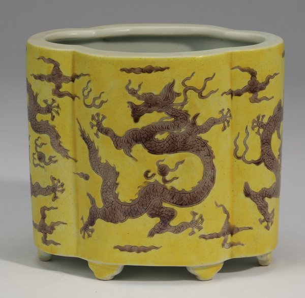 Chinese Ming-style sancai glazed censer (1 of 10)