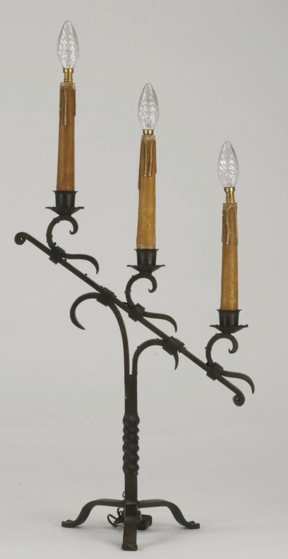 Continental wrought iron table light (1 of 1)