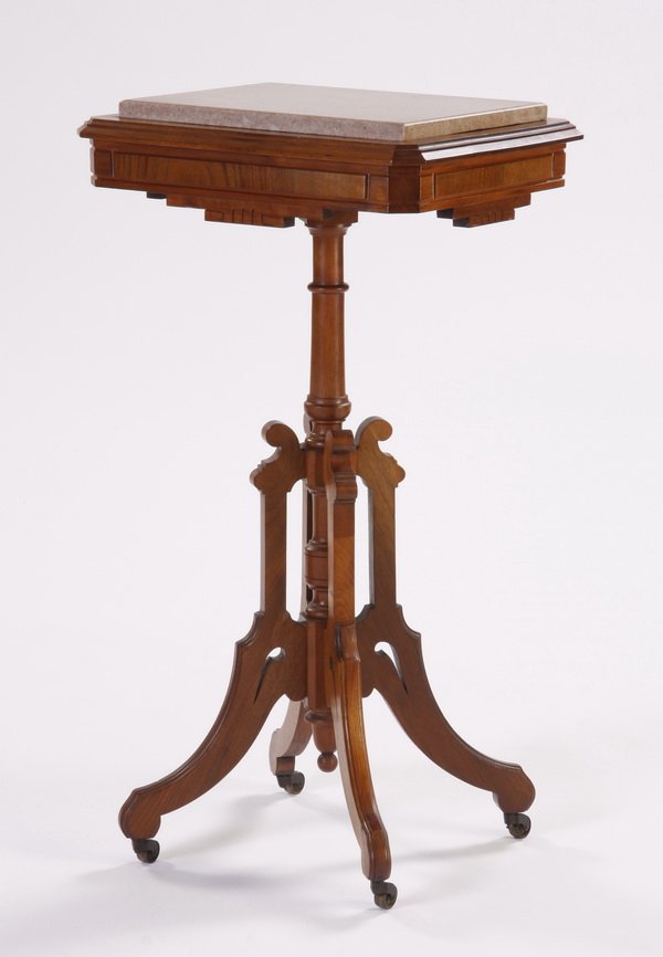 Victorian Eastlake mahogany plant stand (1 of 2)