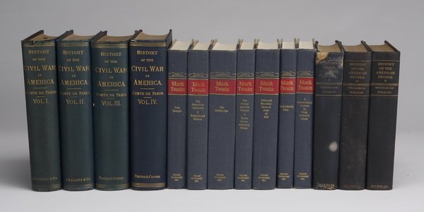 (14) Mid 19th to mid 20th c cloth bound books (1 of 1)