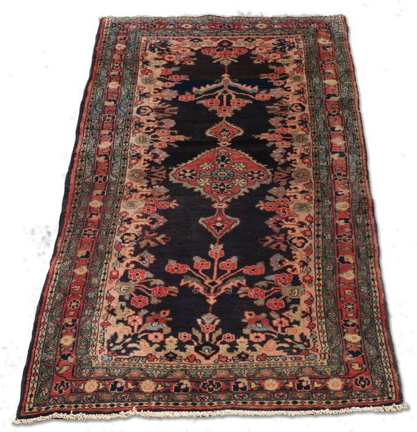 Hand knotted Persian Mahal runner, 4 x 10 (1 of 6)