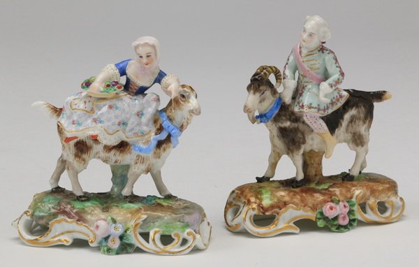 (2) Early 20th c. Continental figurines (1 of 7)