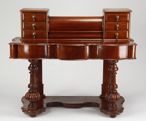 American Empire style mahogany desk (1 of 2)