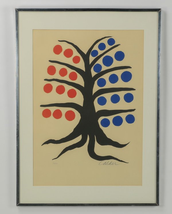 Alexander Calder 'Trees' lithograph, signed (1 of 2)