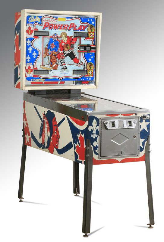 Bobby Orr hockey pinball machine, Bally, 1977