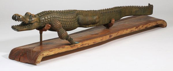 Albert Kilian, carved sculpture, 86" long (1 of 10)