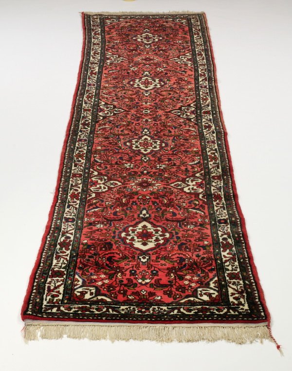 Hand-knotted Kashan runner, 13' long (1 of 5)