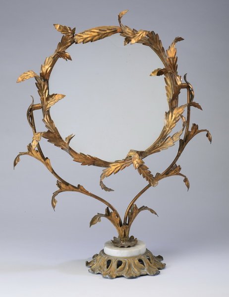 Early 20th c. Continental vanity mirror (1 of 2)