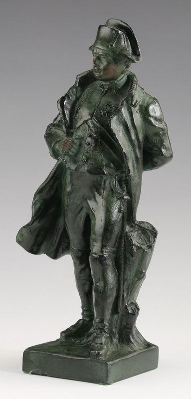 Continental sculpture of Napoleon, 8.5"h (1 of 2)