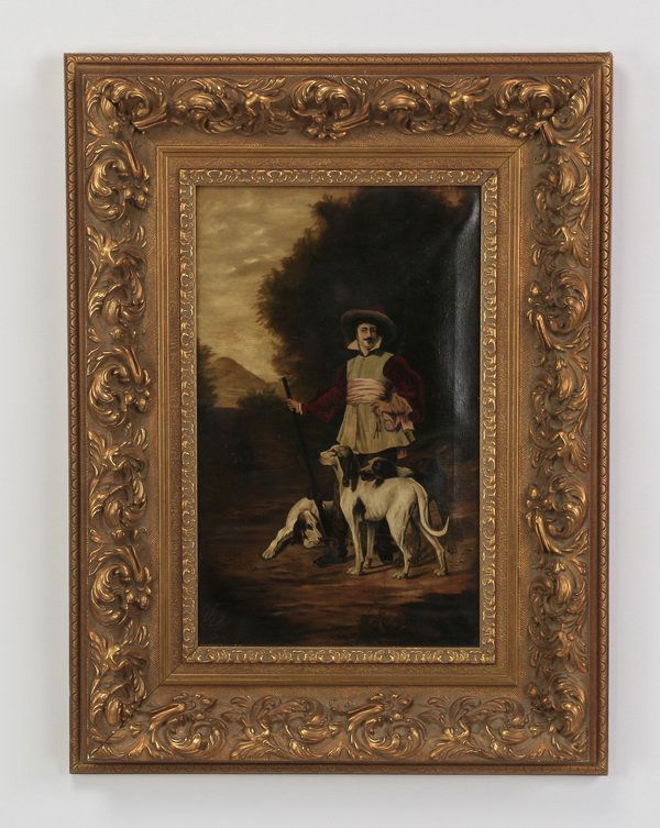 Continental O/c, hunting dogs and master (1 of 4)